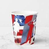 Viering veteranen papieren bekers (Voorkant)