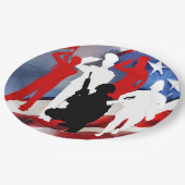 Viering veteranen papieren bordje (Gekanteld)