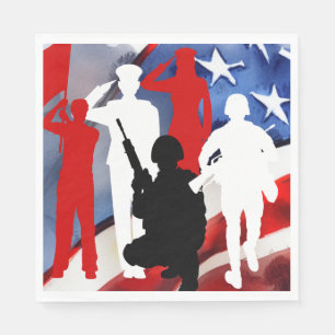 Viering veteranen servet