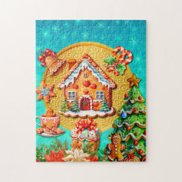 Vieringen met mijn op maat gemaakte Kerst Krentenb Legpuzzel