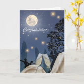 Vieringen Onder Maneschijn Vouwkaart Kaart (Gele Bloem)