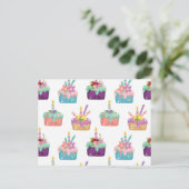 Vieringscakes Uitnodiging Briefkaart (Staand voorkant)