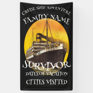 Vieringsdiploma Klas Eindexamen 2024 Cruiseschip Spandoek