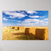 Vierkanige hooibalen poster (Voorkant)