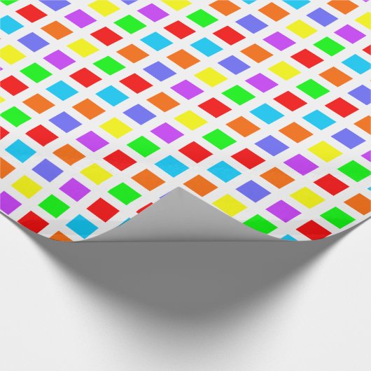 Vierkant 02 - Spectrum 01 Cadeaupapier (Hoek)