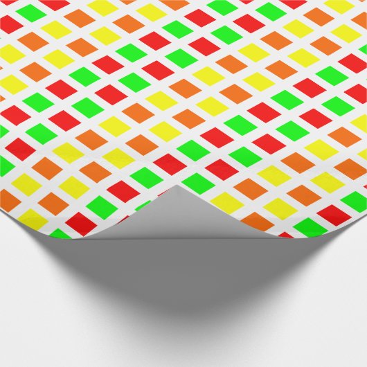 Vierkant 02 - Spectrum 02 Cadeaupapier (Hoek)