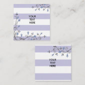 Vierkant, 2,5 inch x 2,5 inch, standaardsteen vierkante visitekaartje (Voorkant / Achterkant)