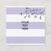 Vierkant, 2,5 inch x 2,5 inch, standaardsteen vierkante visitekaartje (Achterkant)