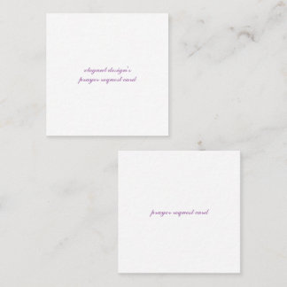 vierkant 2,5 x 2,5-inch standaard matte visitekaar vierkante visitekaartje