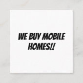 Vierkant, 2,5 x 2,5-inch Visitekaartje (Voorkant)