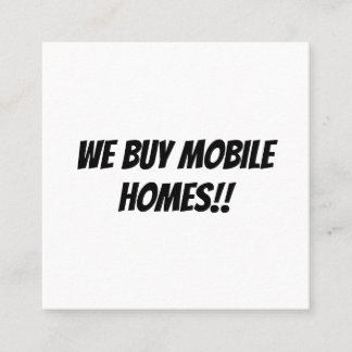 Vierkant, 2,5 x 2,5-inch Visitekaartje