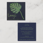 Vierkant, 2,5 x 2,5-inch Visitekaartje (Voorkant / Achterkant)