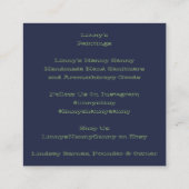 Vierkant, 2,5 x 2,5-inch Visitekaartje (Achterkant)