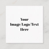 Vierkant, 2,5 x 2,5-inch Visitekaartje (Voorkant)