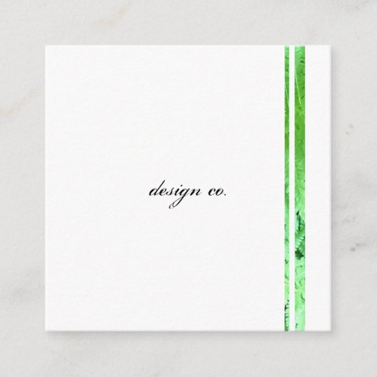 Vierkant, 2,5 x 2,5-inch Visitekaartje (Voorkant)