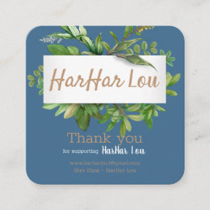 Vierkant, 2,5 x 2,5-inch Visitekaartje