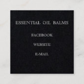 Vierkant, 2,5 x 2,5-inch Visitekaartje (Achterkant)