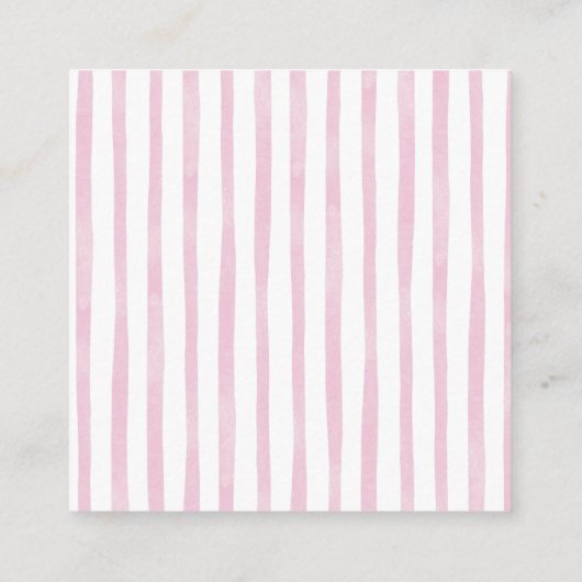 Vierkant, 2,5 x 2,5-inch Visitekaartje (Achterkant)