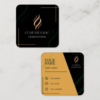 Vierkant, 2,5 x 2,5-inch Visitekaartje