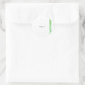 Vierkant, 2,5 x 2,5-inch Visitekaartje Ronde Sticker (Tas)