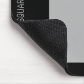 Vierkant - 30 pc grijs en zwart muismat (Hoek)