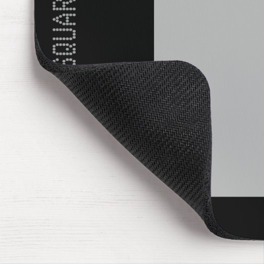 Vierkant - 30 pc grijs en zwart muismat (Hoek)