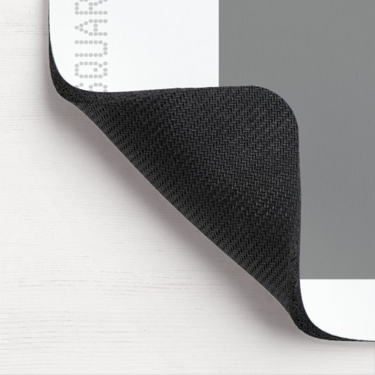 Vierkant - 50-pc grijs en wit muismat (Hoek)