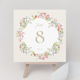 vierkant 5 x 5 bloemenboog Trouwtafel Nummer