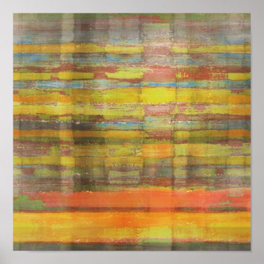 Vierkant Abstract Art Poster afdrukken (Voorkant)