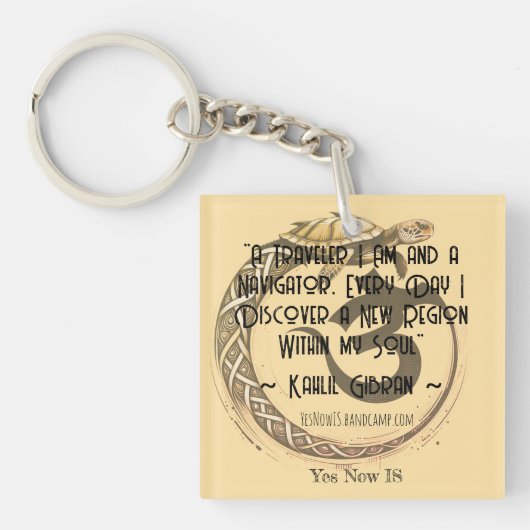 vierkant acryl Sleutelhanger (voorkant)