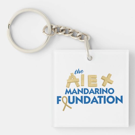 Vierkant AcrylSleutelhanger Sleutelhanger (voorkant)