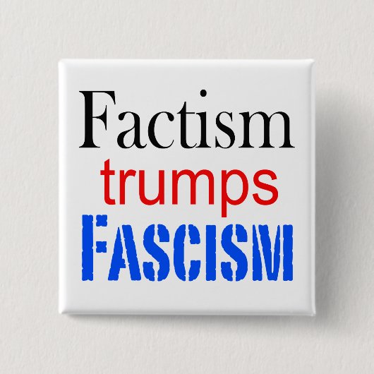 Vierkant actisme-knop vierkante button 5,1 cm (Voorkant)