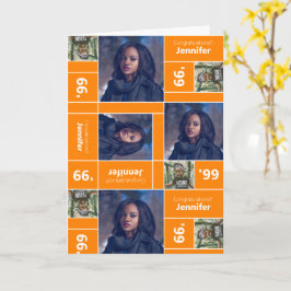 Vierkant Afstuderen jaar Oranje Kaart