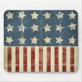 Vierkant-Amerikaanse vlag Muismat (Voorkant)