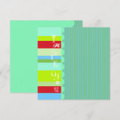 Vierkant bedankt (Voorkant / Achterkant)