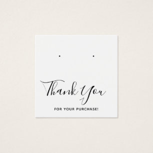 Vierkant bedankt dat je een DisplayCard verdient Vierkante Visitekaartjes