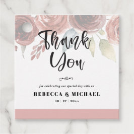 Vierkant bedankt voor je favoriete tags bedankjes labels