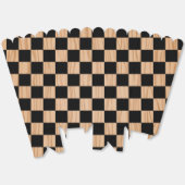 Vierkant dambordontwerp Popcorn Bedankdoosjes (Ongevouwen)