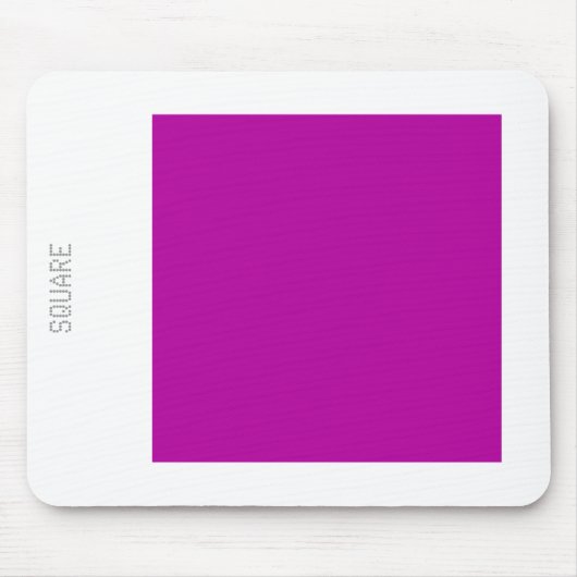 Vierkant - Dp Violet en White Muismat (Voorkant)