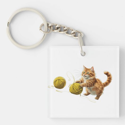 Vierkant (eenzijdig) sleutelhanger (voorkant)