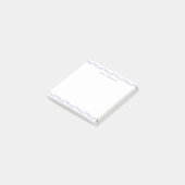 Vierkant elegante golvende rand zachte pastel post-it® notes (Schuin)