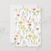 vierkant, elegante moderne bloem, groene botanisch kaart (Achterkant)