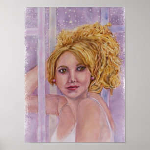 Vierkant en Fancy Poster