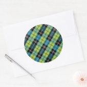Vierkant en kleur 2 ronde sticker (Envelop)
