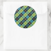 Vierkant en kleur 2 ronde sticker (Tas)