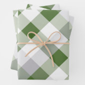 Vierkant en kleur 4 inpakpapier vel (In situ)