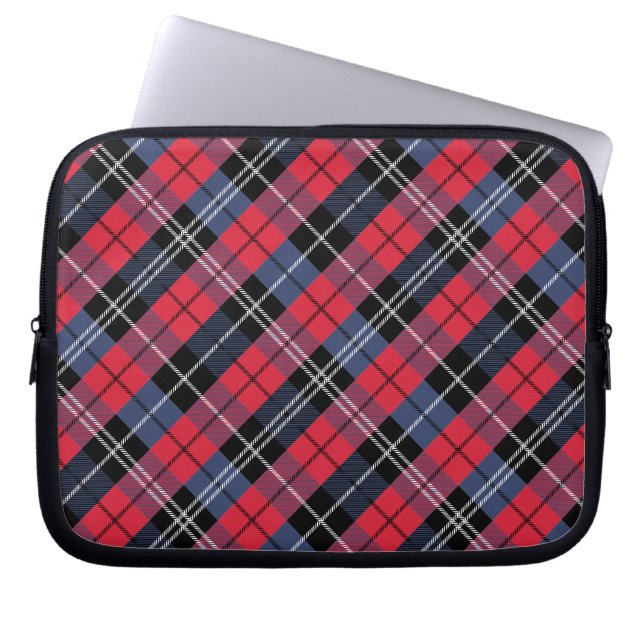 Vierkant en kleur laptop sleeve (Voorkant)