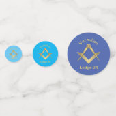 Vierkant en kompas confetti (Voorkanten)