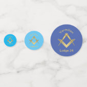 Vierkant en kompas confetti (Achterkanten)