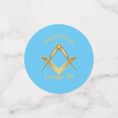 Vierkant en kompas confetti (Kleine voorkant)